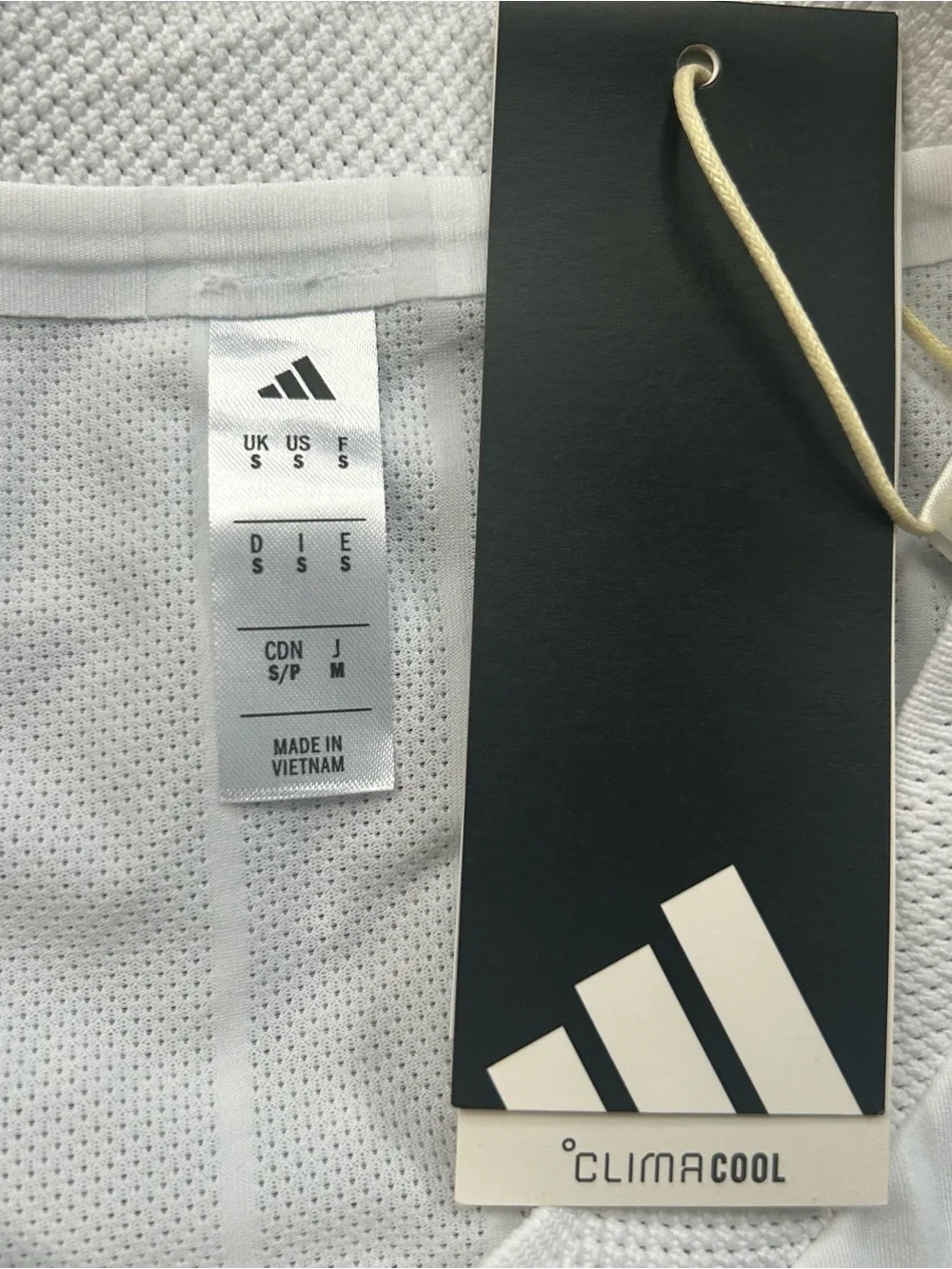 Adidas Climacool Tennis Tank Top Pro White Shirt Men’s Size Small KG6055